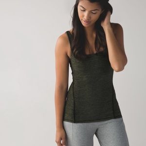 Lululemon green tank